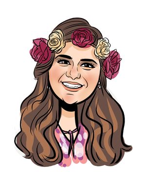 InesHfaiedhCaricatureFlowers.jpg