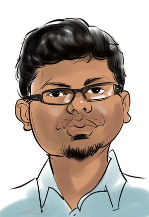 KrishnaKumarRajamannarCaricature.jpg